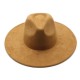 New European and American 9.5cm wide-brim suede topper, stylish and simple topper, heart-shaped wide-brim jazz hat