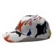 New cross-border graffiti baseball cap, Amazon hat, men's four-season tie-dye baseball cap, Korean style, versatile hat