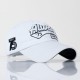Cross-border washed cotton Amazon 3D embroidered cookies baseball caps, outdoor sports distressed lettering caps