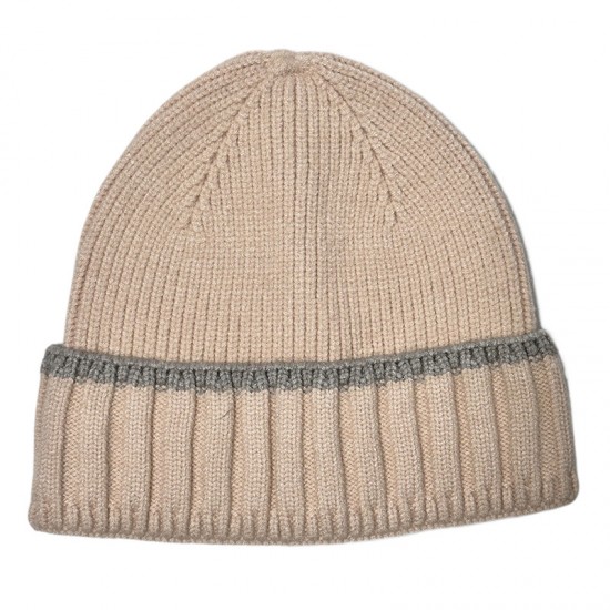 Cross-border autumn and winter solid-color cuffed warm knitted hat for men and women, European and American fashionable and versatile beanie hat Wholesale