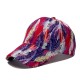 New cross-border feather graffiti baseball cap, men's and women's spring and summer outdoor sports cap, personalized sun protection sun hat