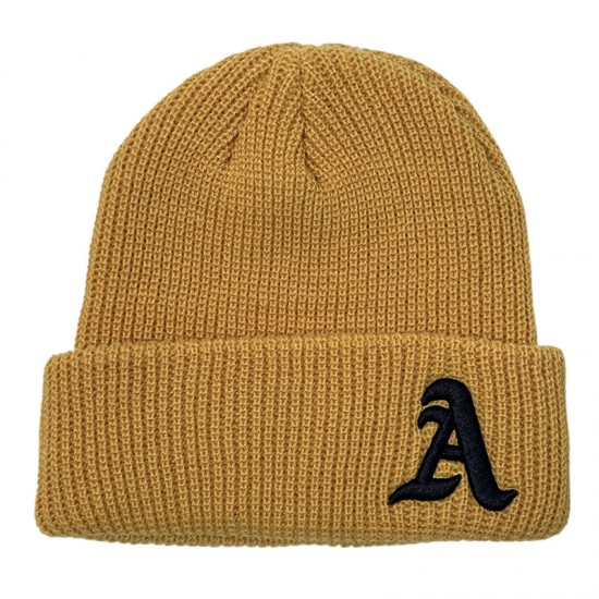 Cross-border letter-embroidered hat, a thick, warm pullover beanie for men and women in autumn and winter, a new style windproof beanie.