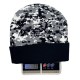 New cross-border camouflage jacquard knitted hats for men and women, fashionable cuffed beanies for autumn and winter outdoor warm knitted hats.