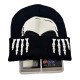 Cross-border new autumn and winter skull luminous knitted hat, Skull Skeleton Hat, Halloween pullover