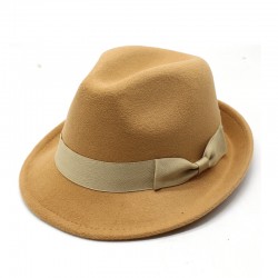 Cross-Border European and American Wool Women's Hats, Autumn and Winter British Retro Top Hats for Women, Fashionable and Warm Jazz Hats