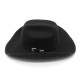 New top hat, European and American punk-style wide-brimmed hat, riding hat for men and women, western cowboy bag 9.5cm brim hat with a rolled brim