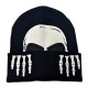 Cross-border new autumn and winter skull luminous knitted hat, Skull Skeleton Hat, Halloween pullover