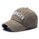Cross-border new washed cotton player embroidered sun hats, outdoor logo caps