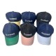Cross-border Korean-style denim colorblock baseball cap for men, stylish and personalized letter-embroidered baseball cap for women, casual sun hat