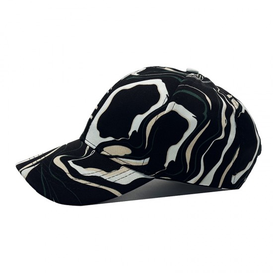 New cross-border outdoor trendy Chinese style baseball caps for men and women, tie-dyed plaid baseball caps, plaid fashion hats.