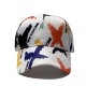 New cross-border graffiti baseball cap, Amazon hat, men's four-season tie-dye baseball cap, Korean style, versatile hat