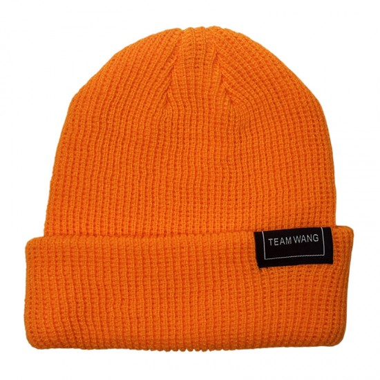 Cross-border autumn and winter warm knitted hat, Korean-style versatile cold-resistant pullover beanie, fashionable melon-shaped hat.