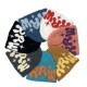 New cross-border autumn and winter plush lettered beanie hats, knitted hats for men and women, faux mink wool hats for trendy women.