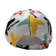 New cross-border graffiti baseball cap, Amazon hat, men's four-season tie-dye baseball cap, Korean style, versatile hat