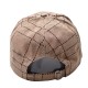 New cross-border plaid baseball caps, men's casual retro caps, spring and autumn, all-season caps, wholesale.