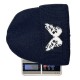 Cross-border autumn and winter Dong Jie-style butterfly beanie, versatile face-flattering small warm earmuffs for women, trendy beanie.