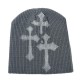 New cross-border Korean-style, 2K sweet and cool hot girl hats with European, American, Japanese, and Sanskrit lettering, street graffiti knitted hats for men and women.