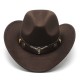 Amazon's best-selling topper, ethnic-style cowboy logo western cowboy hat, rolled brim, retro riding hat, woolen felt hat Amazon's best-selling topper, ethnic-style cowboy logo western cowboy hat, rolled brim, retro riding hat, woolen felt hat