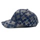 New Washed Denim Checkerboard Sequin Baseball Hat for Women: Casual and Versatile, Face-Showing, Small Sun Protection Baseball Hat