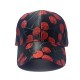 Korean style fashionable cherry jacquard pattern women's hardtop baseball caps, casual sun protection, versatile and fashionable baseball caps.