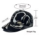 New cross-border outdoor trendy Chinese style baseball caps for men and women, tie-dyed plaid baseball caps, plaid fashion hats.