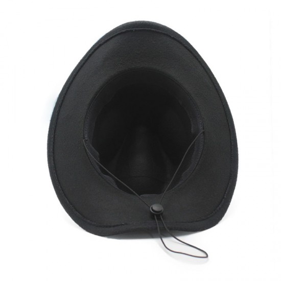 Amazon's best-selling topper, ethnic-style cowboy logo western cowboy hat, rolled brim, retro riding hat, woolen felt hat Amazon's best-selling topper, ethnic-style cowboy logo western cowboy hat, rolled brim, retro riding hat, woolen felt hat