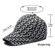 New cross-border printed fish scale plaid baseball caps, men's and women's sun protection, casual and versatile outdoor caps, wholesale.