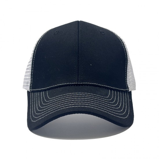 Cross-border hot-selling slightly curved baseball cap, wide-brim spring and summer breathable mesh hat for men, camouflage sun protection hat