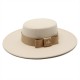 Autumn and winter hat for women, European and American celebrity, light luxury woolen hat with a wide brim, 10cm, British flat-top, wide-brimmed hat Autumn and winter hat for women, European and American celebrity, light luxury woolen hat with a wide brim, 10cm, British flat-top, wide-brimmed hat