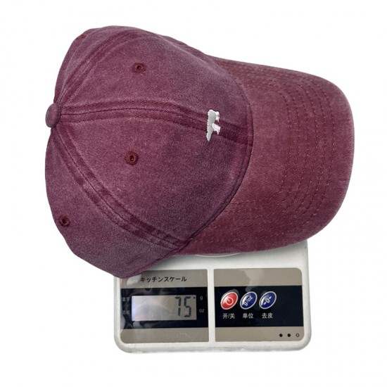 Cross-border hot-selling polar bear embroidered men's baseball cap, outdoor fashion sun protection, casual retro baseball cap for women