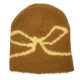 Cross-border foreign trade Amazon Xun Plush Beanie Hat, Bow Jacquard Plush Warm Winter Hat for Women (2024)