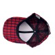 Foreign trade cross-border hat wholesale fashionable plaid baseball caps for women, outdoor sun protection, sun visor, hardtop baseball caps for men, casual wear.