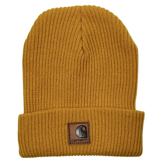 Cross-border in-stock beanie, knitted hat, men's autumn and winter thickened cold-resistant hat, European and American outdoor trendy beanie.