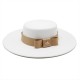 Autumn and winter hat for women, European and American celebrity, light luxury woolen hat with a wide brim, 10cm, British flat-top, wide-brimmed hat Autumn and winter hat for women, European and American celebrity, light luxury woolen hat with a wide brim, 10cm, British flat-top, wide-brimmed hat