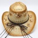 Ethnic hollow cowboy hat, a popular men's summer beach hat on Amazon AliExpress