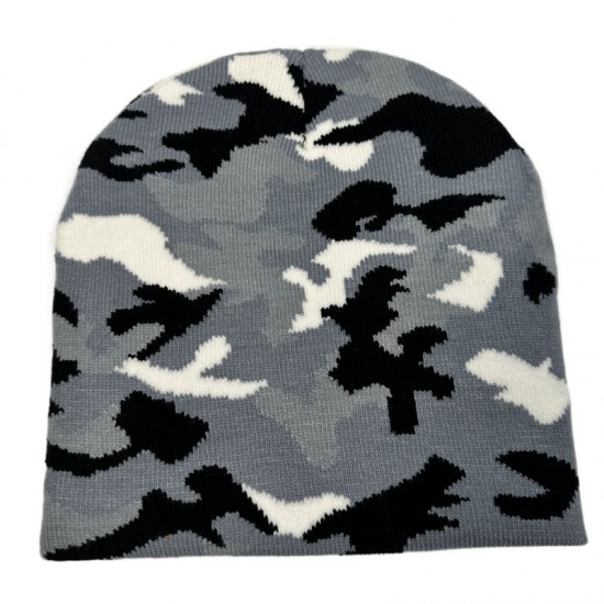 New cross-border Halloween party pirate skull jacquard knitted hat, pumpkin face, spiderweb beanie.