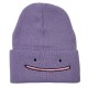 Cross-border Ditto Pokemon embroidered knitted hat, a warm, ear-protective, couple's beanie for women in autumn and winter.